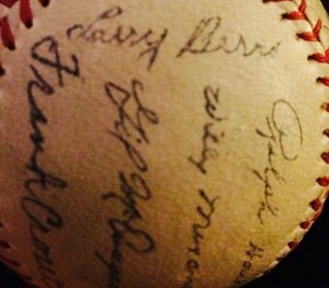 Another ball autographed by 