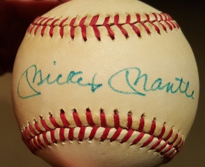 Mickey Mantle ball