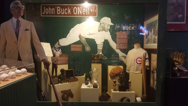 Buck O'Neill is an outrageous omission from the Baseball Hall of Fame in Cooperstown, N.Y. But he gets proper respect at the Negro Leagues Baseball Museum.